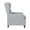 Flash Furniture Gray Wingback Reclining Chair with Nailhead Trim BO-BS7002-1-GY-GG - alternate 6